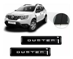 Kit Adesivos 2 Emblemas Lateral Coluna Duster Resinado 3d