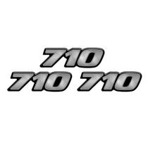 Kit Adesivos 710 Mercedes Moderno Modelo Original Reticulado