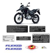 Kit Adesivos Advertência Compatível Honda XRE 300 Completo Kit Adesivos Advertência Compatível Honda XRE 300 Completo