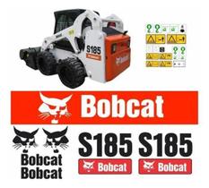 Kit Adesivos Bobcat S185 Para Mini Carregadeira