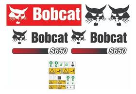 Kit Adesivos Bobcat S650 Para Mini Carregadeira