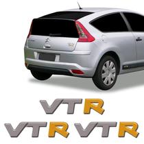 Kit Adesivos C4 Vtr 2007/2009 Emblemas Laterais E Traseiro Kit Adesivos C4 Vtr 2007/2009 Emblemas Laterais E Traseiro