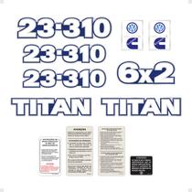 Kit Adesivos Caminhão 23-310 Titan 6x2 Vw Emblemas Genérico Kit Adesivos Caminhão 23-310 Titan 6x2 Vw Emblemas Genérico