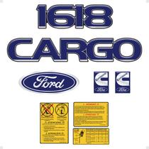 Kit Adesivos Caminhão Cargo 1618 Emblemas Resinado Genérico