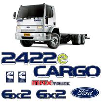 Kit Adesivos Caminhão Ford Cargo 2422e Grande Resinado