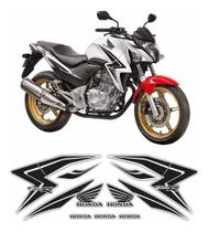 Kit Adesivos Carenagem Honda Cb 300r 2015 Preto