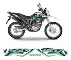 Kit Adesivos Carenagem Honda Nxr 160 Bros Verde Preto