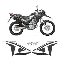 Kit Adesivos Carenagem Honda XRE 300 Rally Branco
