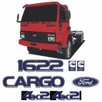 Kit Adesivos Cargo 1622 Cummins 6x2 Emblemas Caminhão Ford ( KIT 1115 )