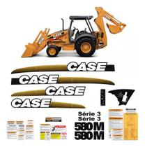 Kit Adesivos Case 580m Série 3 Para Retroescavadeira Kit Adesivos Case 580m Série 3 Para Retroescavadeira