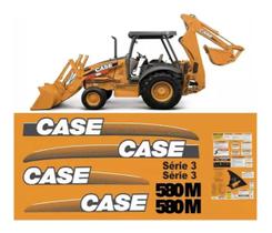 Kit Adesivos Case 580m Série 3 Para Retroescavadeira Kit Adesivos Case 580m Série 3 Para Retroescavadeira