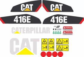 Kit Adesivos - Caterpillar 416e Para Máquinas Pesadas Kit Adesivos - Caterpillar 416e Para Máquinas Pesadas