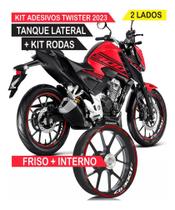 Kit Adesivos Cb 300f Completo Tanque E Friso Roda 2020/ 2023 Kit Adesivos Cb 300f Completo Tanque E Friso Roda 2020/ 2023