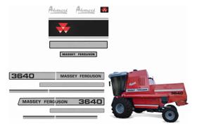 Kit Adesivos Ceifa compatível MF 3640 Advanced 2001