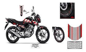 Kit Adesivos Cg Fan 160 2022 C/ Frisos Refletivo + Ploters Kit Adesivos Cg Fan 160 2022 C/ Frisos Refletivo + Ploters