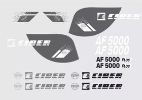 Kit Adesivos - Ciber Af 5000 Plus Kit Adesivos - Ciber Af 5000 Plus