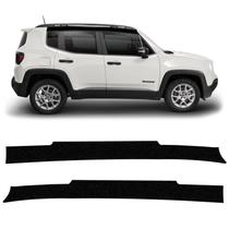 Kit Adesivos Coluna Superior Jeep Renegade Preto Decorativo