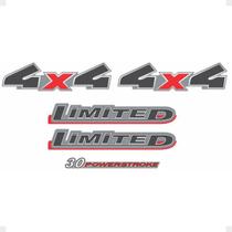 Kit Adesivos Compatíveis Com Ranger 2010/2012 Prata Limited Kit Adesivos Compatíveis Com Ranger 2010/2012 Prata Limited