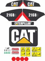 Kit Adesivos Compatível Carregadeira Caterpillar 216 B3 Kit Adesivos Compatível Carregadeira Caterpillar 216 B3