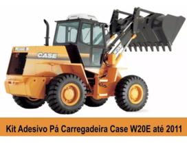 Kit Adesivos Compatível Case W20E Pá Carregadeira até 2011 Kit Adesivos Compatível Case W20E Pá Carregadeira até 2011