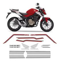 Kit Adesivos Compatível CB 500F 2019 Vermelha Kit Adesivos Compatível CB 500F 2019 Vermelha