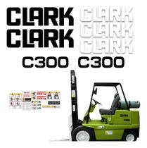 Kit Adesivos Compatível Clark C300 Completo + Etiquetas Kit Adesivos Compatível Clark C300 Completo + Etiquetas