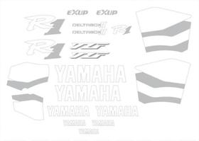 Kit Adesivos Compatível Com Yamaha Yzf R1 2000 ul R100