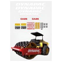 Kit Adesivos Compatível Dynapac CA25 Rolo Compactador
