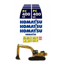 Kit Adesivos Compatível Escavadeira Komatsu PC400LC