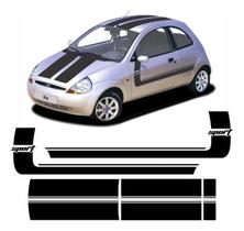 Kit Adesivos Compatível Ford Ka Antigo Sport Lateral Capô Kit Adesivos Compatível Ford Ka Antigo Sport Lateral Capô