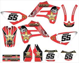 Kit Adesivos Compatível GasGas EC250 2002-2006 Vermelho Kit Adesivos Compatível GasGas EC250 2002-2006 Vermelho