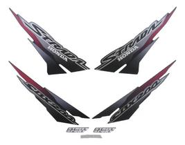 Kit Adesivos Compatível Honda CBX 200 Strada 2002 Preta Kit Adesivos Compatível Honda CBX 200 Strada 2002 Preta