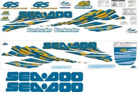 Kit Adesivos Compatível Jet Ski Seadoo GS 1998 Azul Kit Adesivos Compatível Jet Ski Seadoo GS 1998 Azul