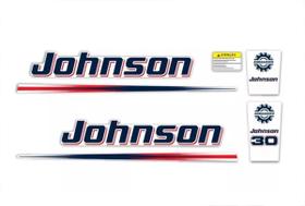 Kit Adesivos Compatível Johnson 30HP 2002-2006