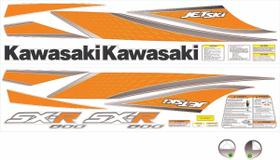 Kit Adesivos Compatível Kawasaki SXR 800 2007 Laranja Kit Adesivos Compatível Kawasaki SXR 800 2007 Laranja