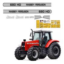 Kit Adesivos Compatível Massey Ferguson 680 HD 26p Kit Adesivos Compatível Massey Ferguson 680 HD 26p