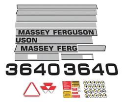 Kit Adesivos Compatível Massey Ferguson MF 3640 Colheitadeira