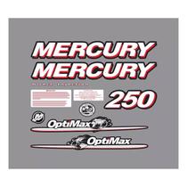 Kit Adesivos Compatível Mercury 250HP Optimax