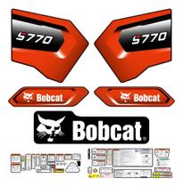 Kit Adesivos Compatível Mini Carregadeira Bobcat S770 2020 Kit Adesivos Compatível Mini Carregadeira Bobcat S770 2020