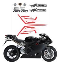 Kit Adesivos Compatível MV Agusta F4 2014 Preto Kit Adesivos Compatível MV Agusta F4 2014 Preto