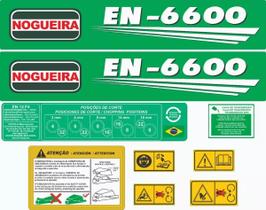 Kit Adesivos Compatível Nogueira EN-6600 9 Peças Kit Adesivos Compatível Nogueira EN-6600 9 Peças