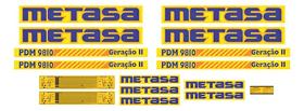 Kit Adesivos Compatível Plantadeira Metasa PDM 9810 G2