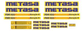 Kit Adesivos Compatível Plantadeira Metasa PDM 9810 G2