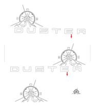 Kit Adesivos Compatível Renault Duster Adventure 4pç Kit Adesivos Compatível Renault Duster Adventure 4pç