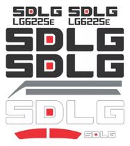 Kit Adesivos Compatível SDLG LG6225E 52 Unid