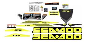 Kit Adesivos Compatível Sea-Doo GTR 230 Amarelo 2020+ Kit Adesivos Compatível Sea-Doo GTR 230 Amarelo 2020+