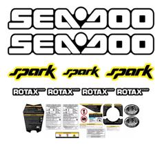 Kit Adesivos Compatível Sea-Doo Spark Jet Ski Amarelo