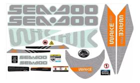Kit Adesivos compatível Sea-Doo Wake Pro 230 2022-24 Kit Adesivos compatível Sea-Doo Wake Pro 230 2022-24