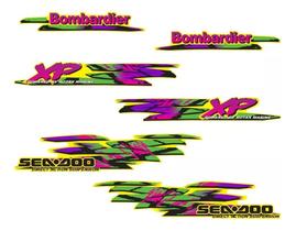 Kit Adesivos Compatível Sea-Doo XP 1997 16un