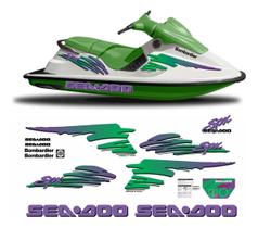 Kit Adesivos Compatível Seadoo SPX 1994 Jet Ski